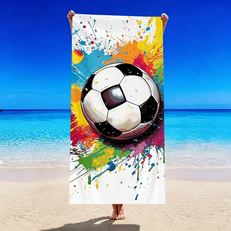 Strandtuch mit Fußballmotiv Skanto