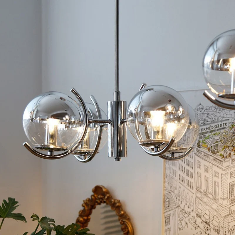Moderne Geometrische Globus Pendelleuchte
