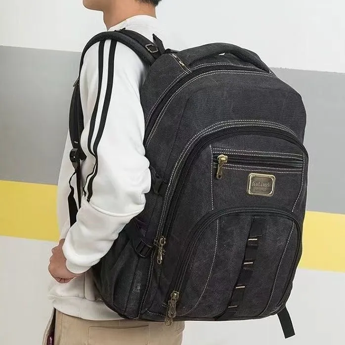 Multifunktionaler Canvas-Reiserucksack Brehn