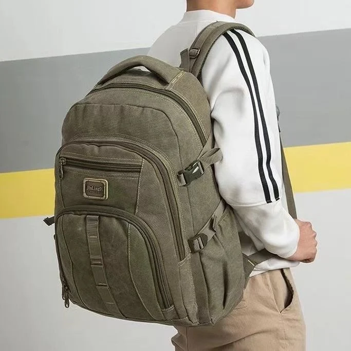 Multifunktionaler Canvas-Reiserucksack Brehn
