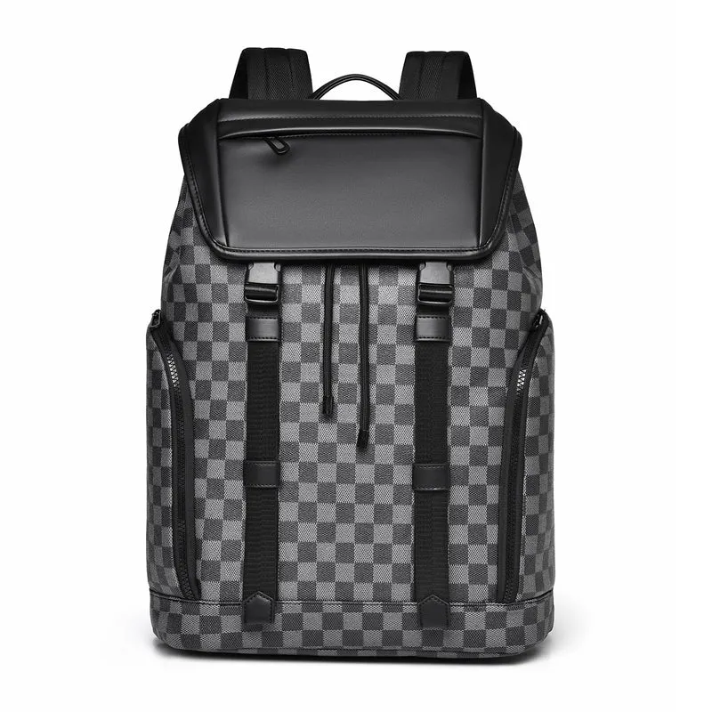 Luxe Schachbrettmuster Rucksack Brehn