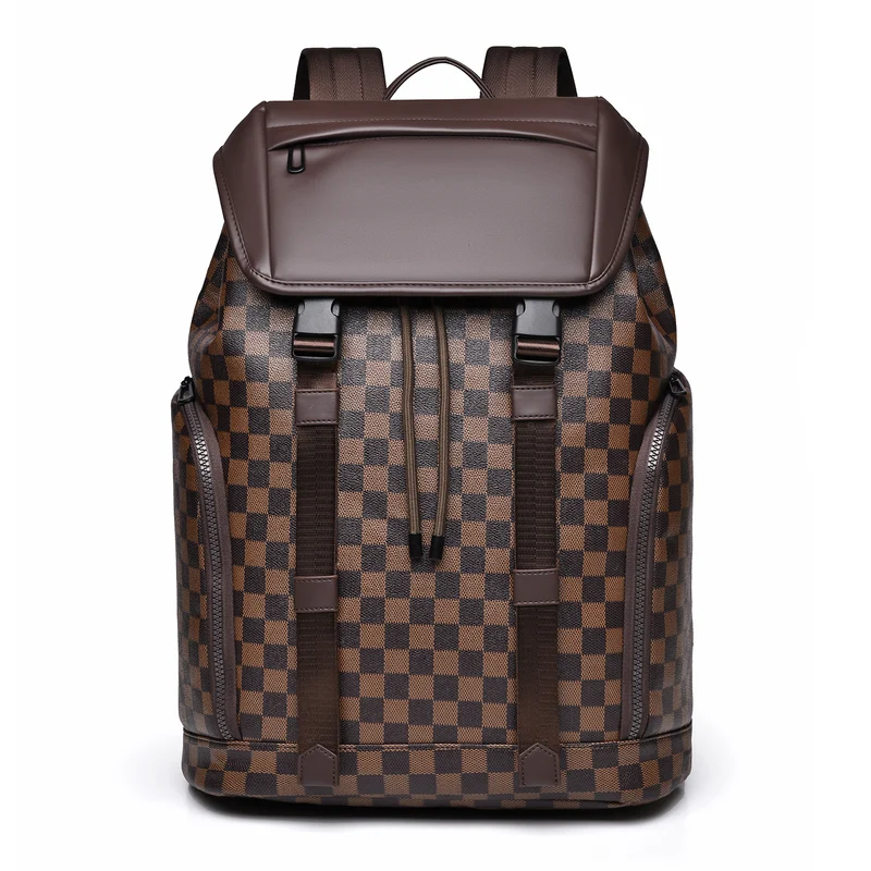 Luxe Schachbrettmuster Rucksack Brehn