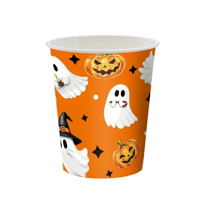 Einweg-Party-Tischdecke mit Halloween-Motiv und Servietten-Set