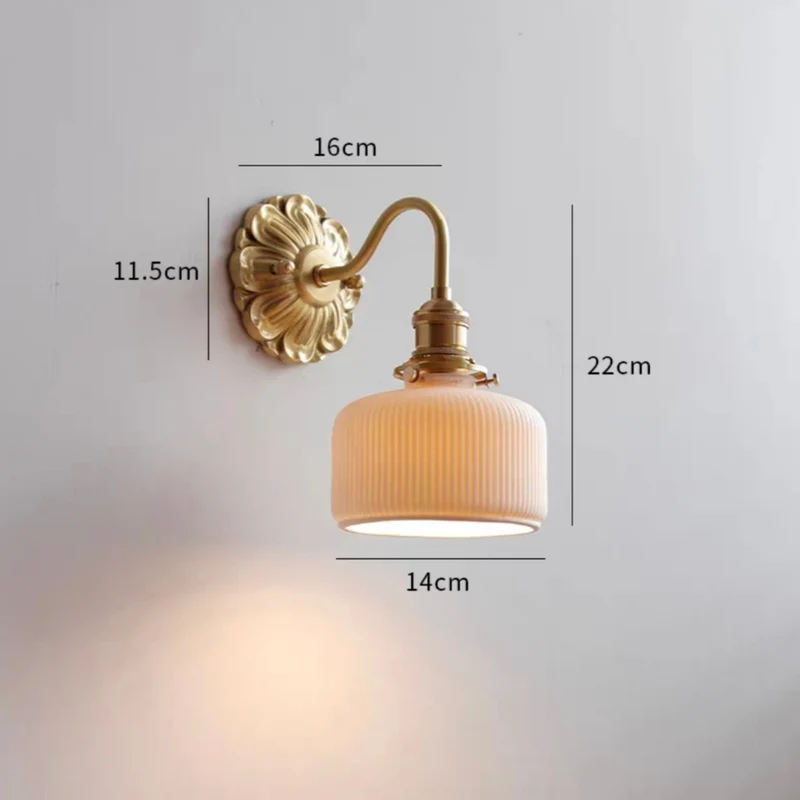 Elegante Wandlampe