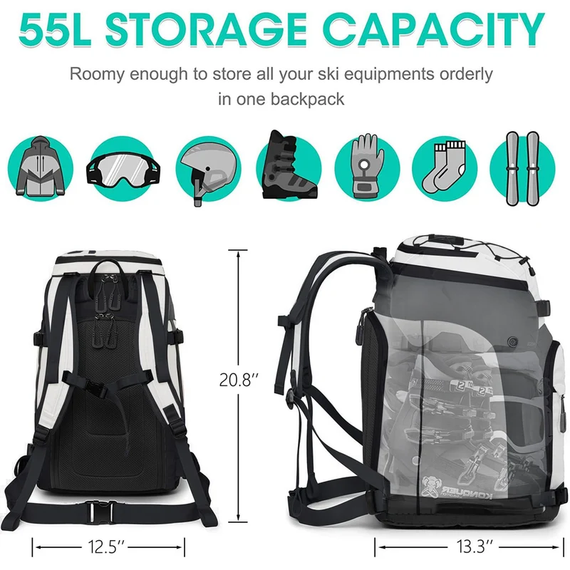 Vielseitiger Hochleistungs-Reiserrucksack Brehn