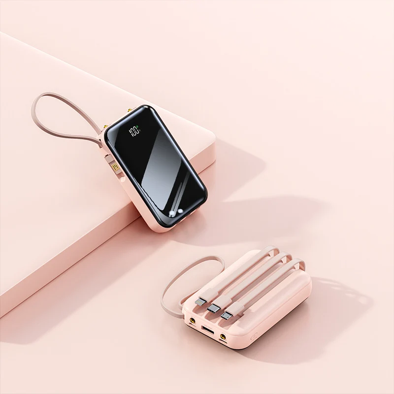 Tragbare Powerbank mit integrierter Ladestation Skanto