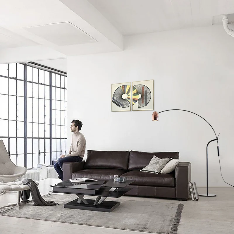 Moderne Gebogene Bogen Stehlampe