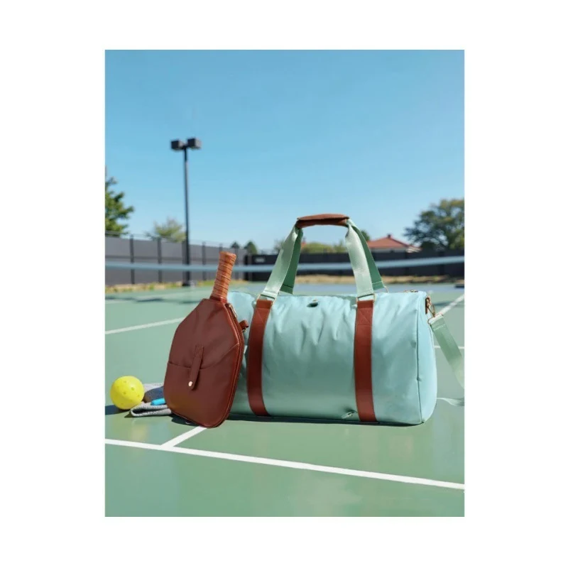 Premium Reis Duffel Tasche mit Abnehmbarem Mini Zubehörbeutel Brehn