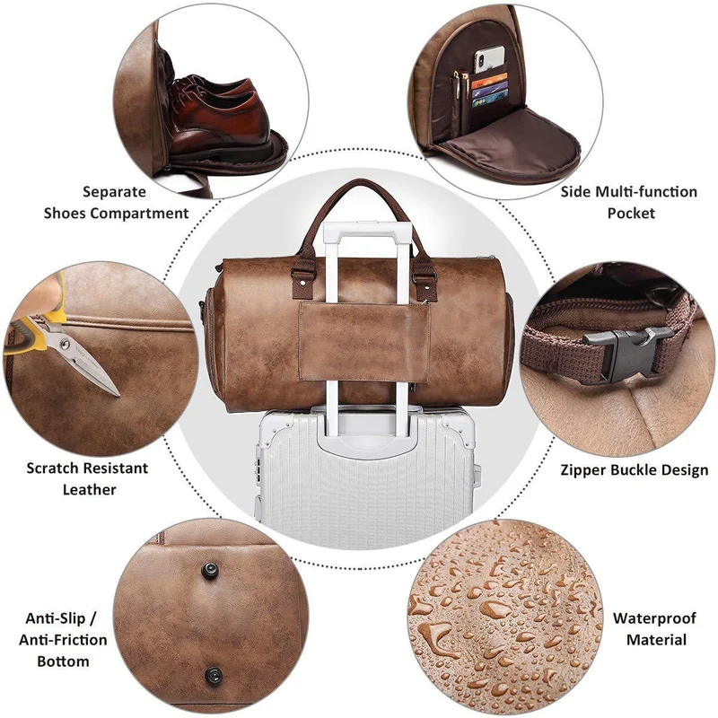 Premium Reise-Duffel Tasche Brehn