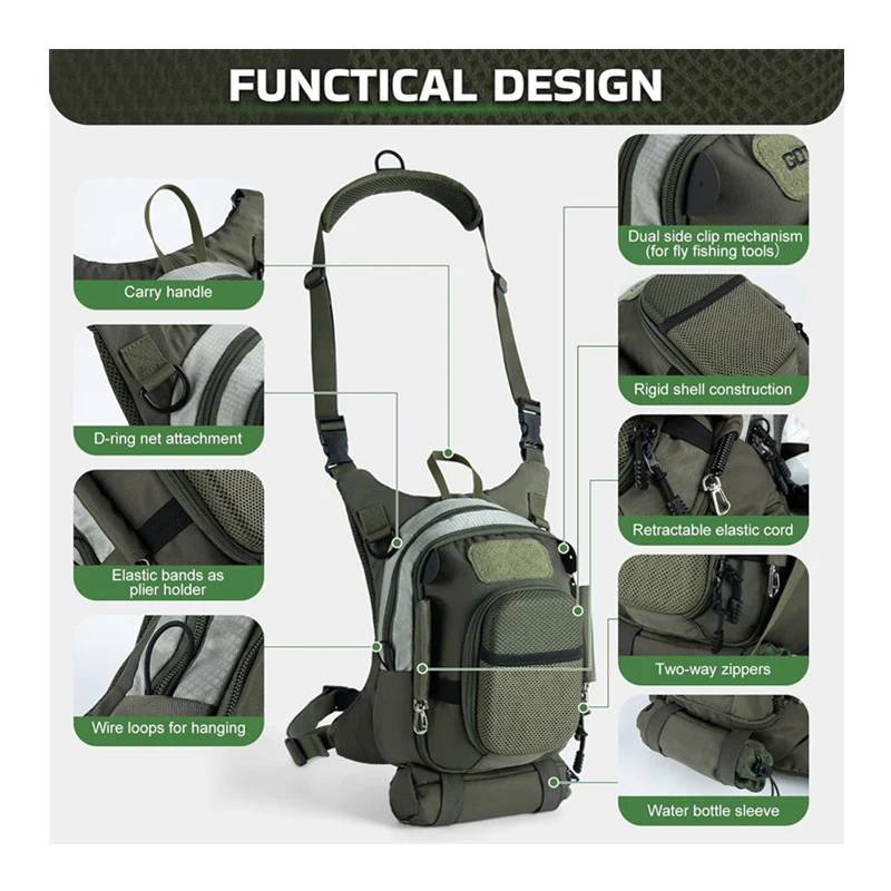 Taktischer Outdoor Sling Rucksack Brehn