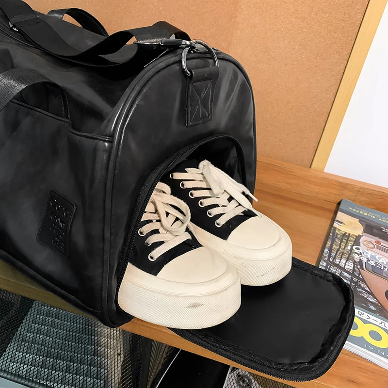 Premium Leder Reise-Duffle Brehn
