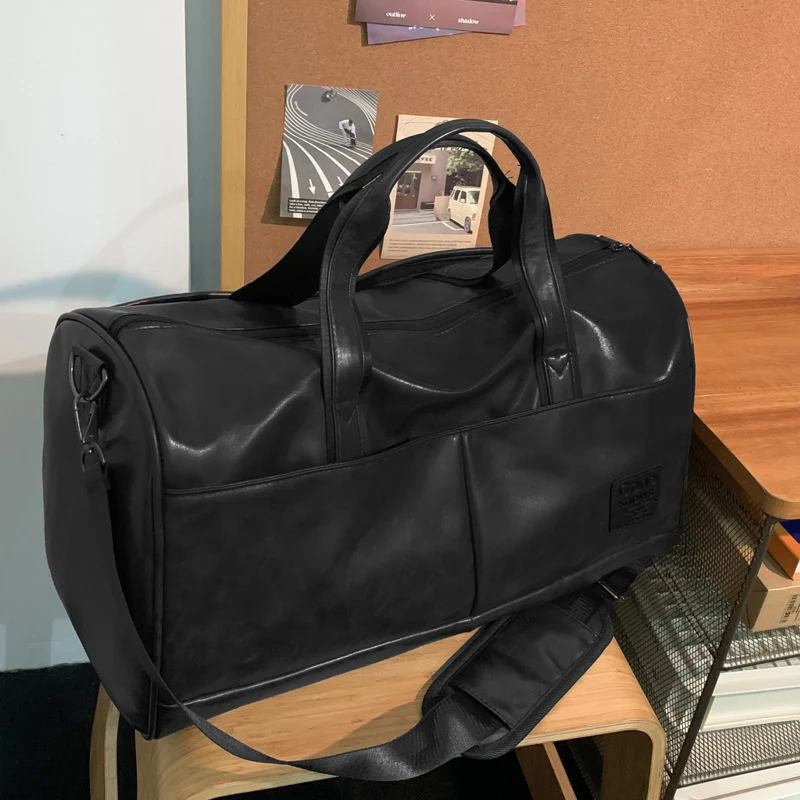 Premium Leder Reise-Duffle Brehn
