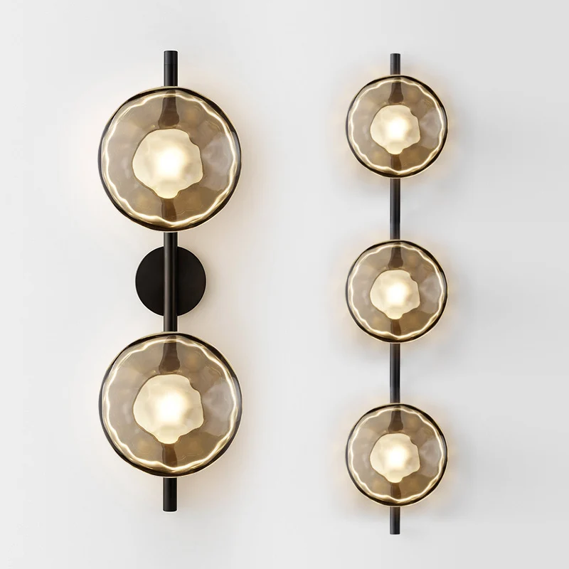 Moderne Dual-Dome Wandlampe