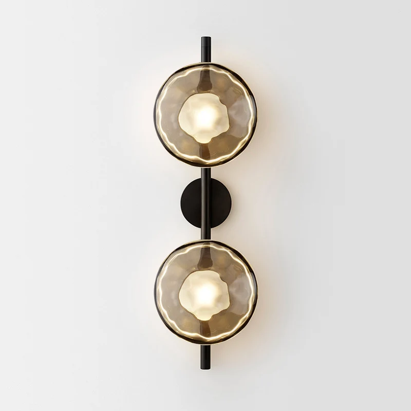 Moderne Dual-Dome Wandlampe