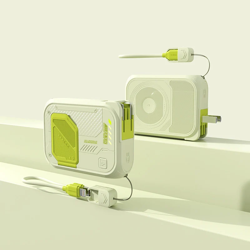 Multifunktionales Ladegerät mit integriertem Kabel Skanto