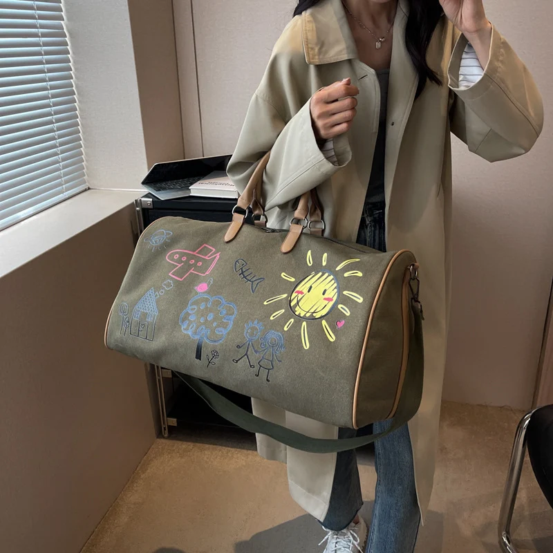 Canvas Kunst Reise Duffel Tasche Brehn
