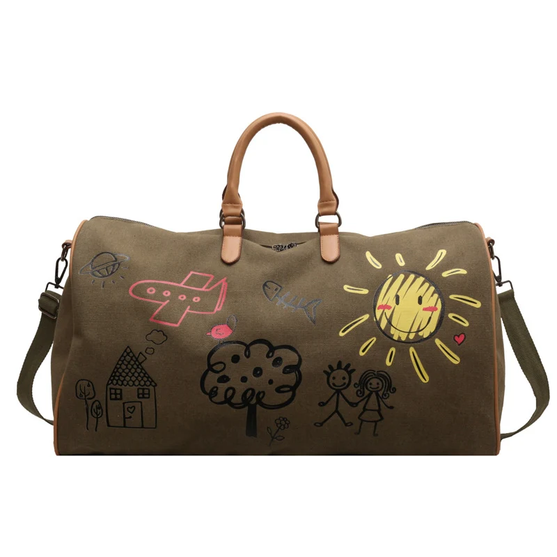 Canvas Kunst Reise Duffel Tasche Brehn