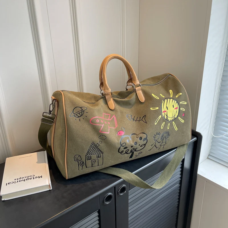 Canvas Kunst Reise Duffel Tasche Brehn