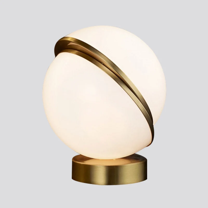 Moderne Schreibtischlampe mit orbitalem Design