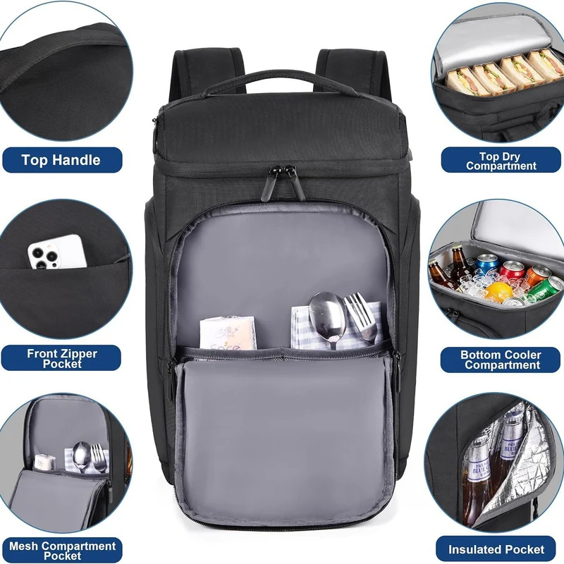 Isolierte Kühltasche Rucksack Brehn