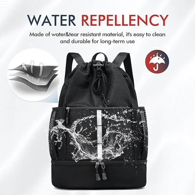 Erweiterbarer Mesh-Gym-Rucksack Brehn