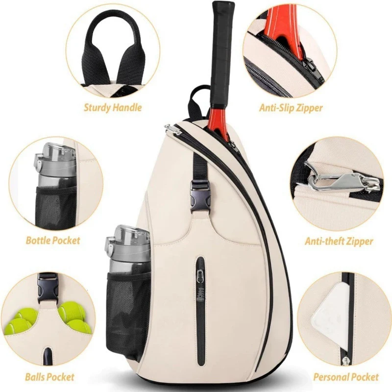 Ergonomischer Tennis Gear Sling Backpack Brehn