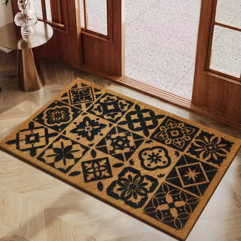 Stylische geometrische Fußmatte