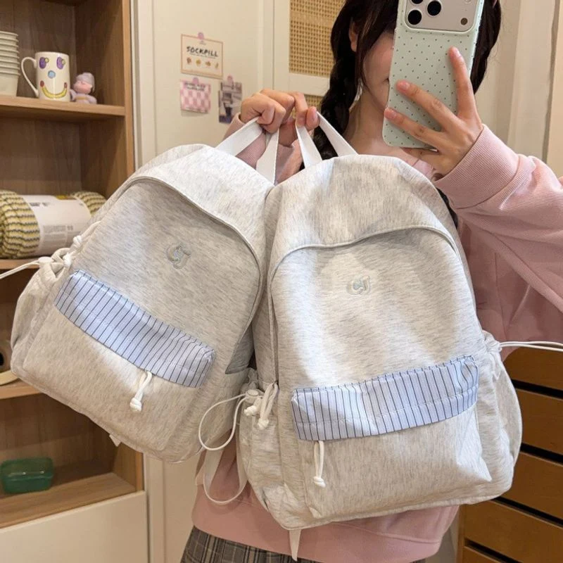 Lässiger weicher Stoff Rucksack Brehn