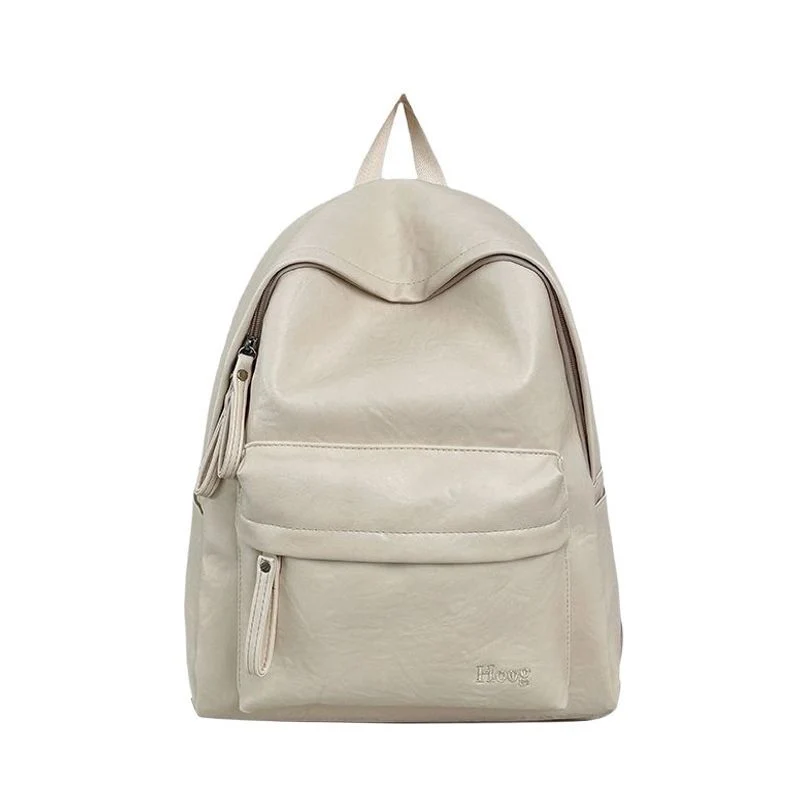 Lässiger Leder Rucksack Brehn