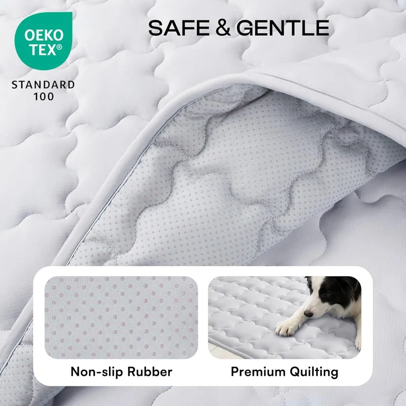 Unisex kühlende gesteppte Hundematte mit rutschfester Unterseite Skanto