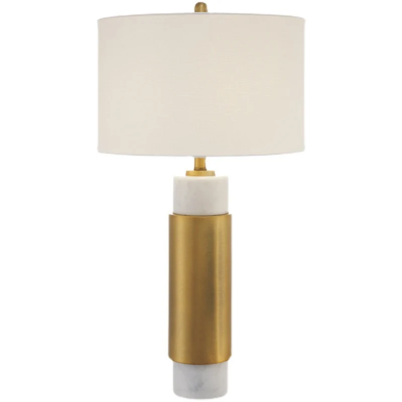 Moderne dekorative Tischlampe mit Marmorfuß