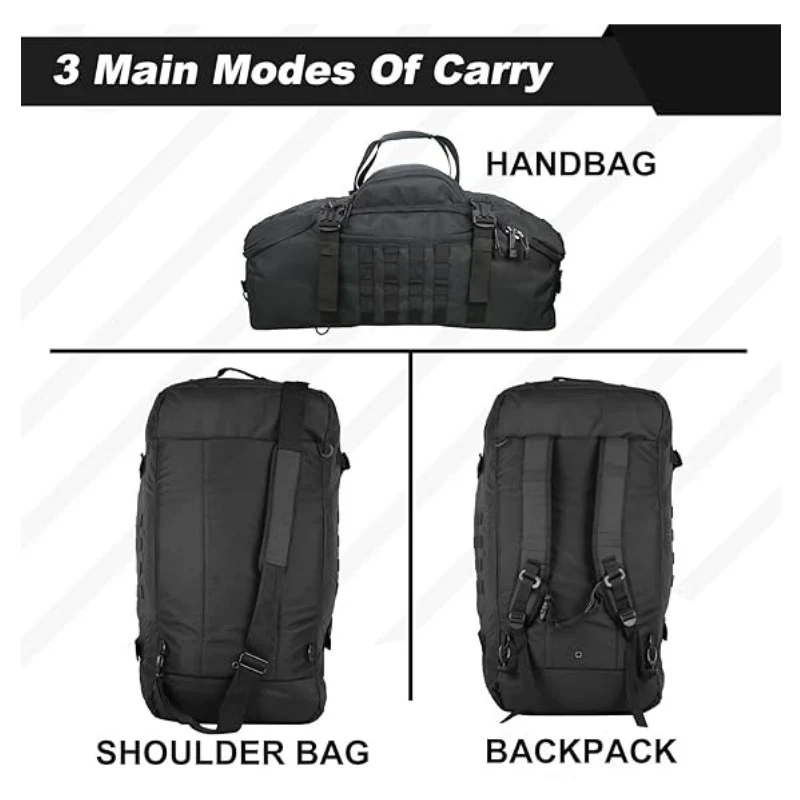 Taktischer Duffel Bag mit Mehrfachfächer-Speicher Brehn