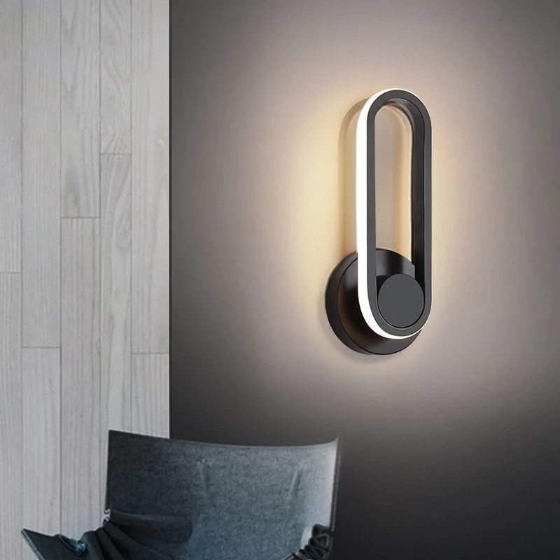 Moderne Clip-On Wandlampe