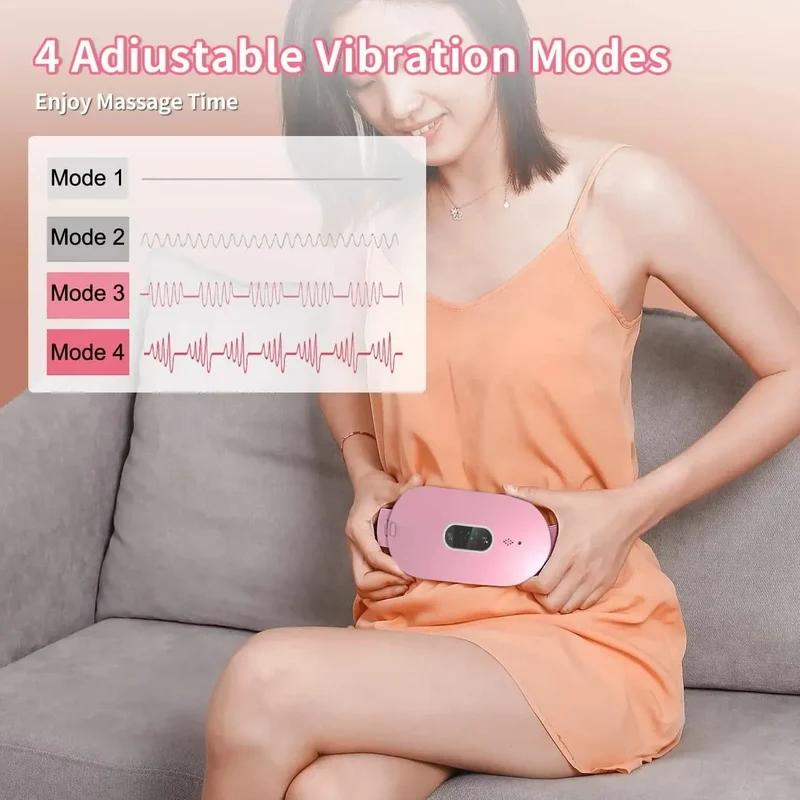 Skanto | Linderung von Menstruations- & Bauchschmerzen mit Graphen-Wärme & Vibrationsmassage