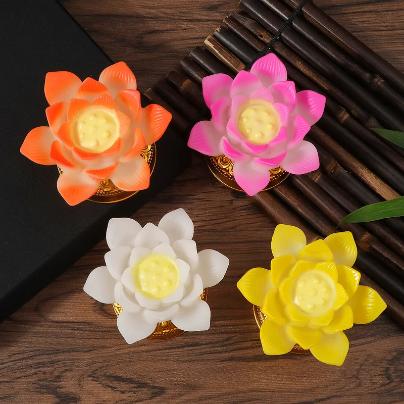 LED Lotusblüten Tischlampe