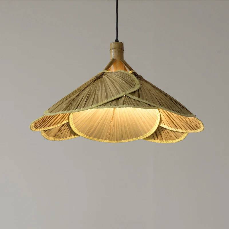 Künstlerische Geflochtene Palm Pendant Licht