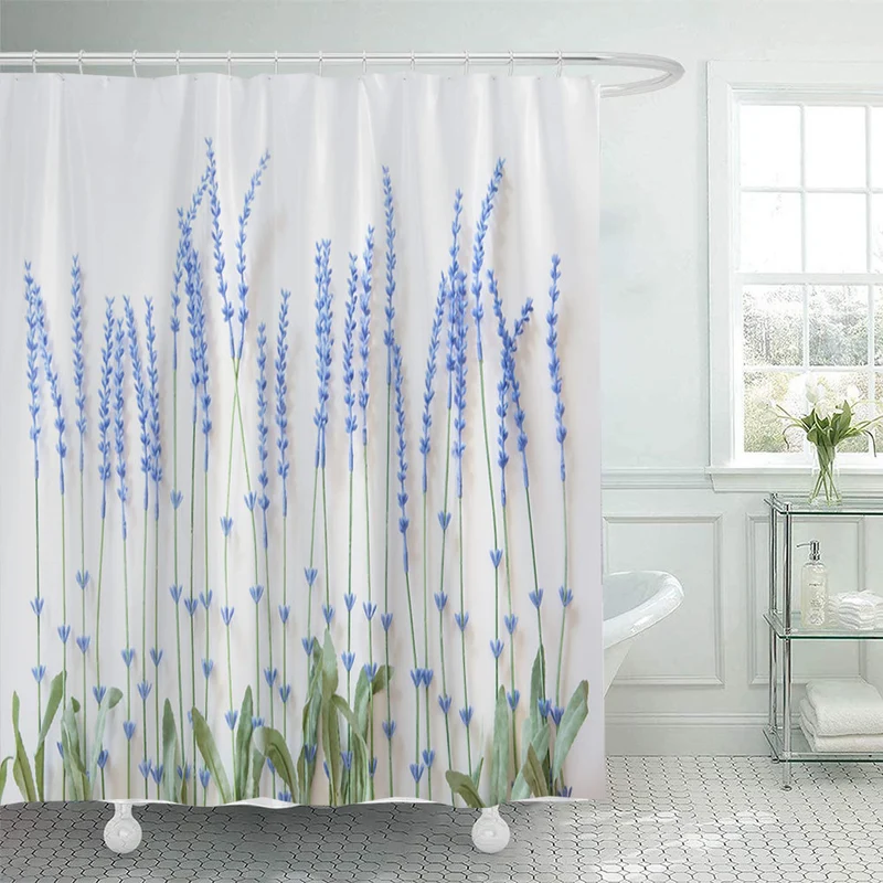 Duschvorhang Skanto mit Blumenkunst