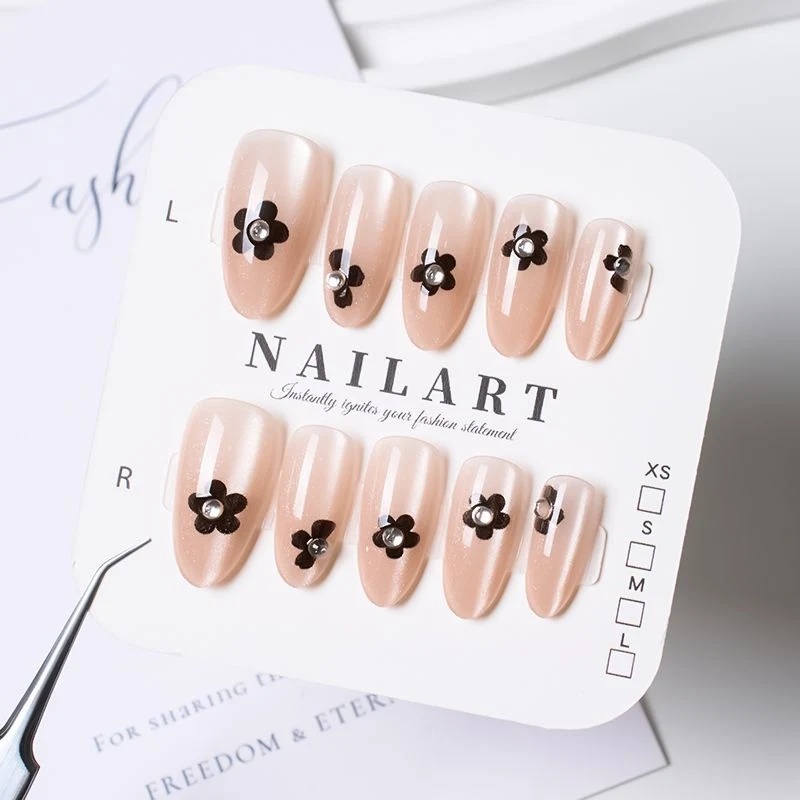 Press-On Leopardenmuster Nagelspitzen
