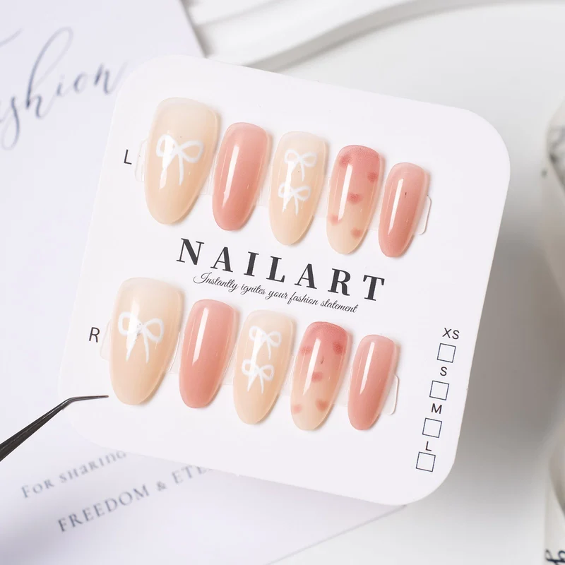 Press-On Leopardenmuster Nagelspitzen