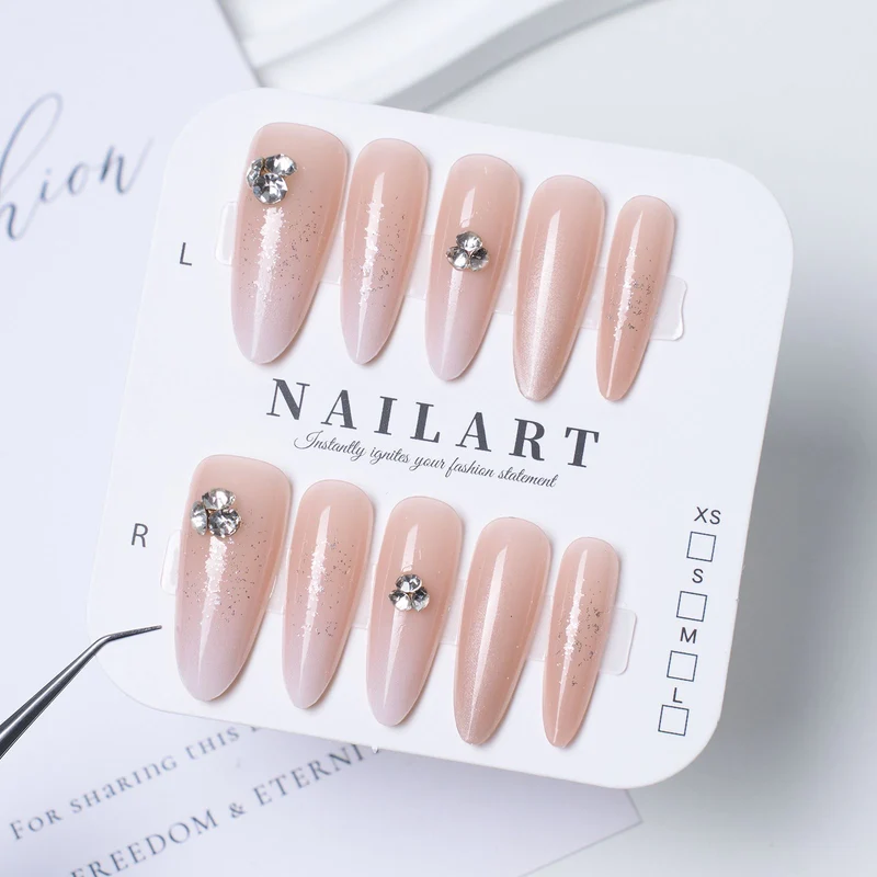 Press-On Leopardenmuster Nagelspitzen