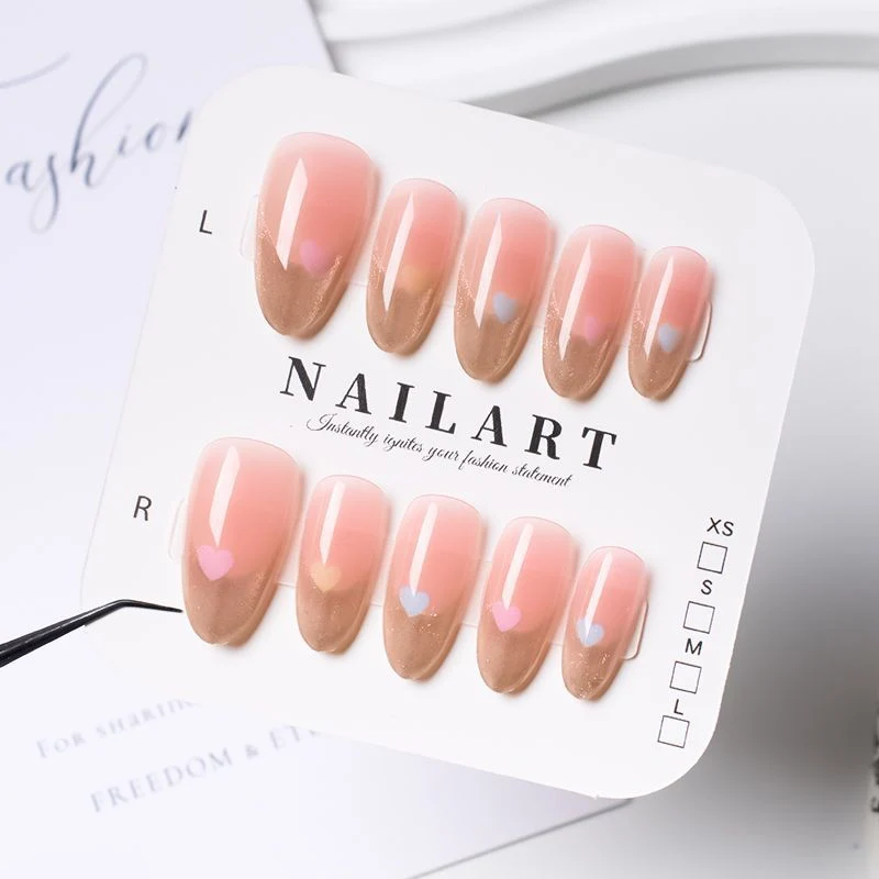 Press-On Leopardenmuster Nagelspitzen