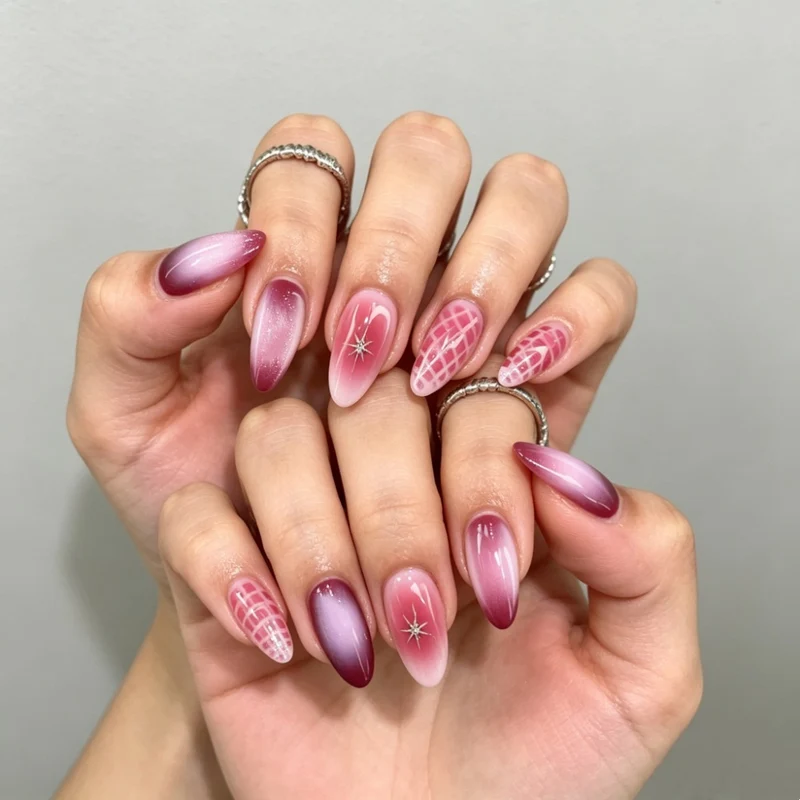 Premium Farbverlauf Nagelveredelungen