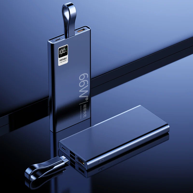 Hochleistungs-USB-C-Powerbank mit digitalem Ladestatus