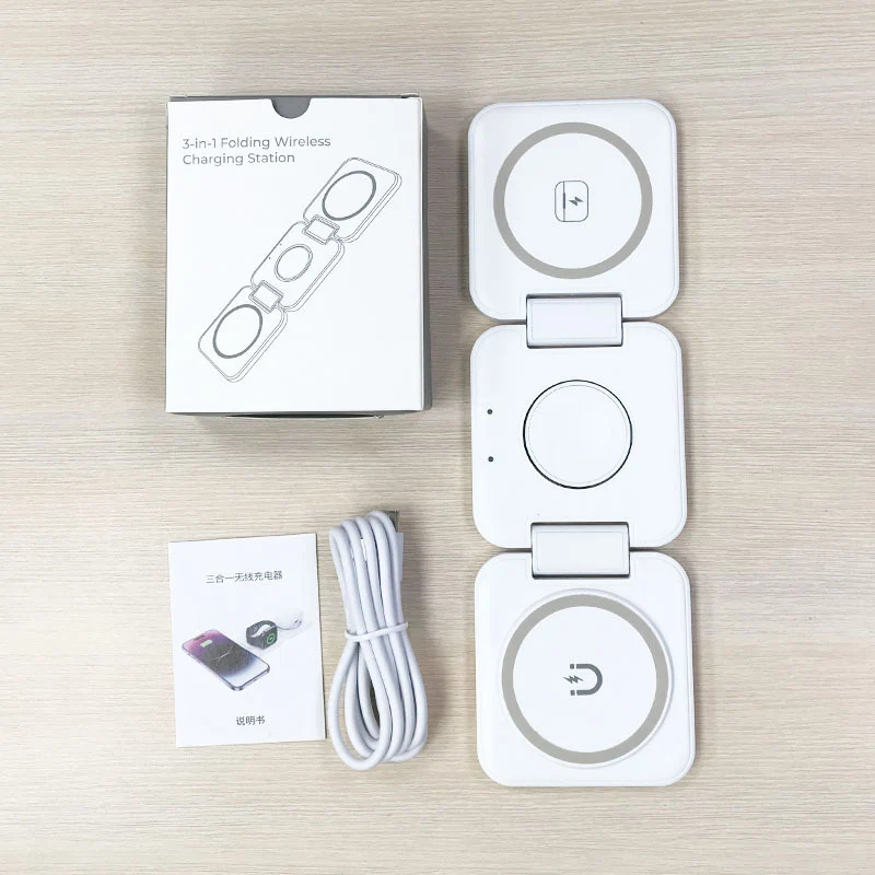 3-in-1 Faltbare kabellose Ladestation Skanto