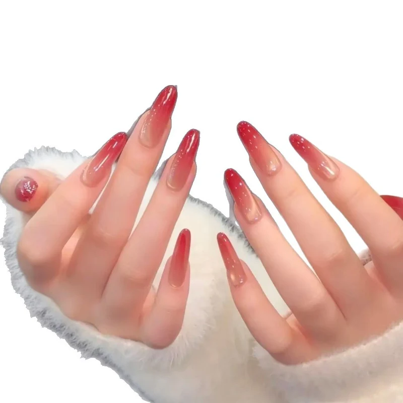 Ombre Stiletto Nagelverstärkungen