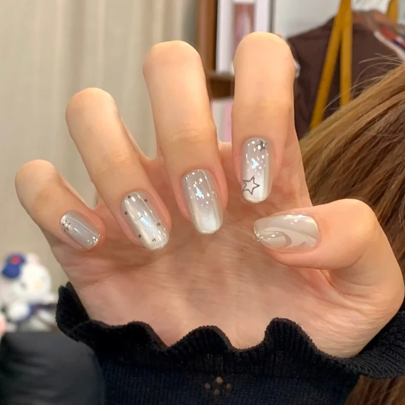 Ombre Acryl Nagelverstärkungen