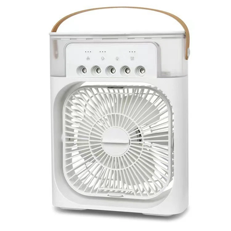 Unisex Tragbarer Luftkühler und Ventilator mit Wassertank, Nebelfunktion und Ledergriff Skanto