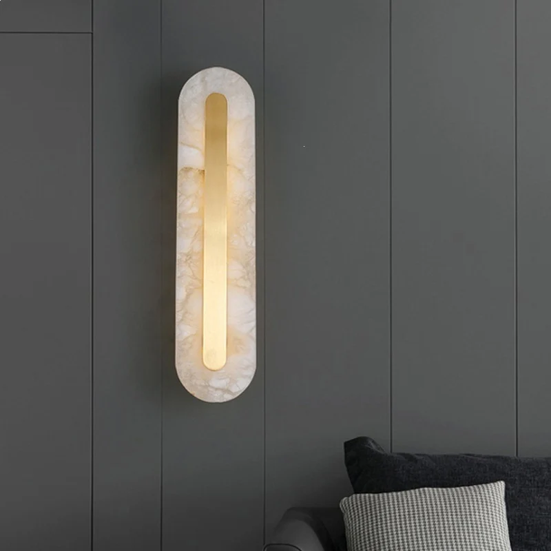 Moderne Alabaster Wandleuchte
