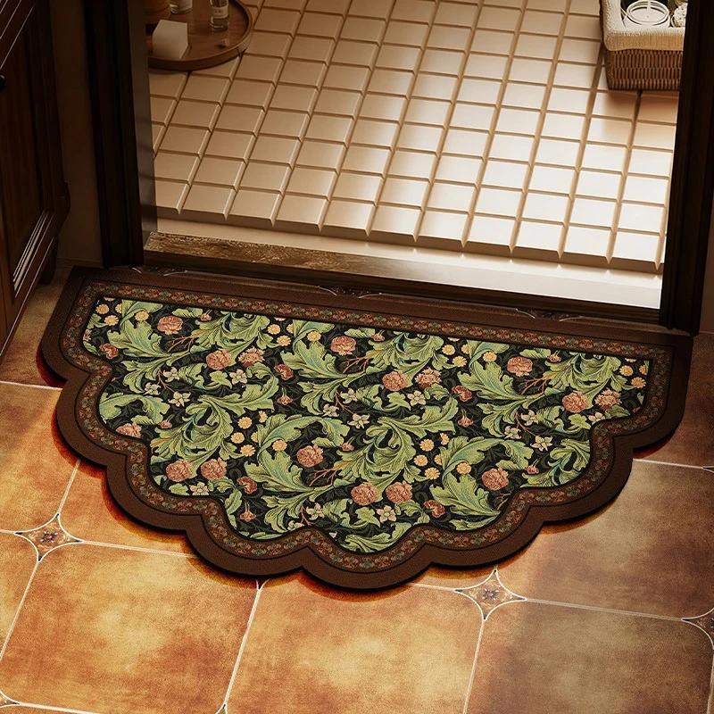 Elegante florale Design-Bereichsmatte