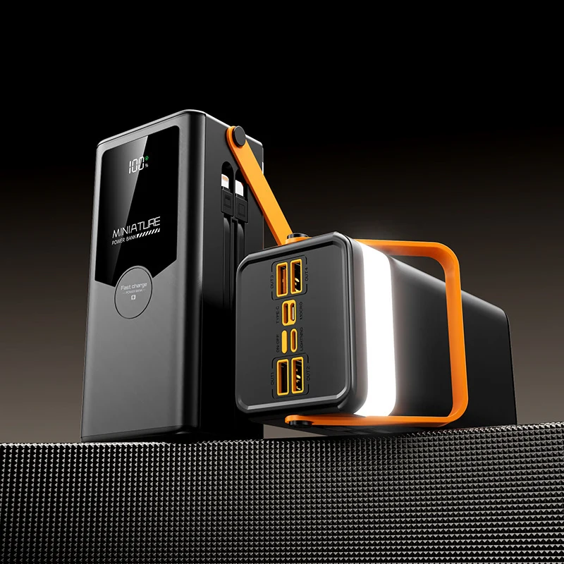 Tragbare Mini-Powerbank mit Schnellladefunktion Skanto